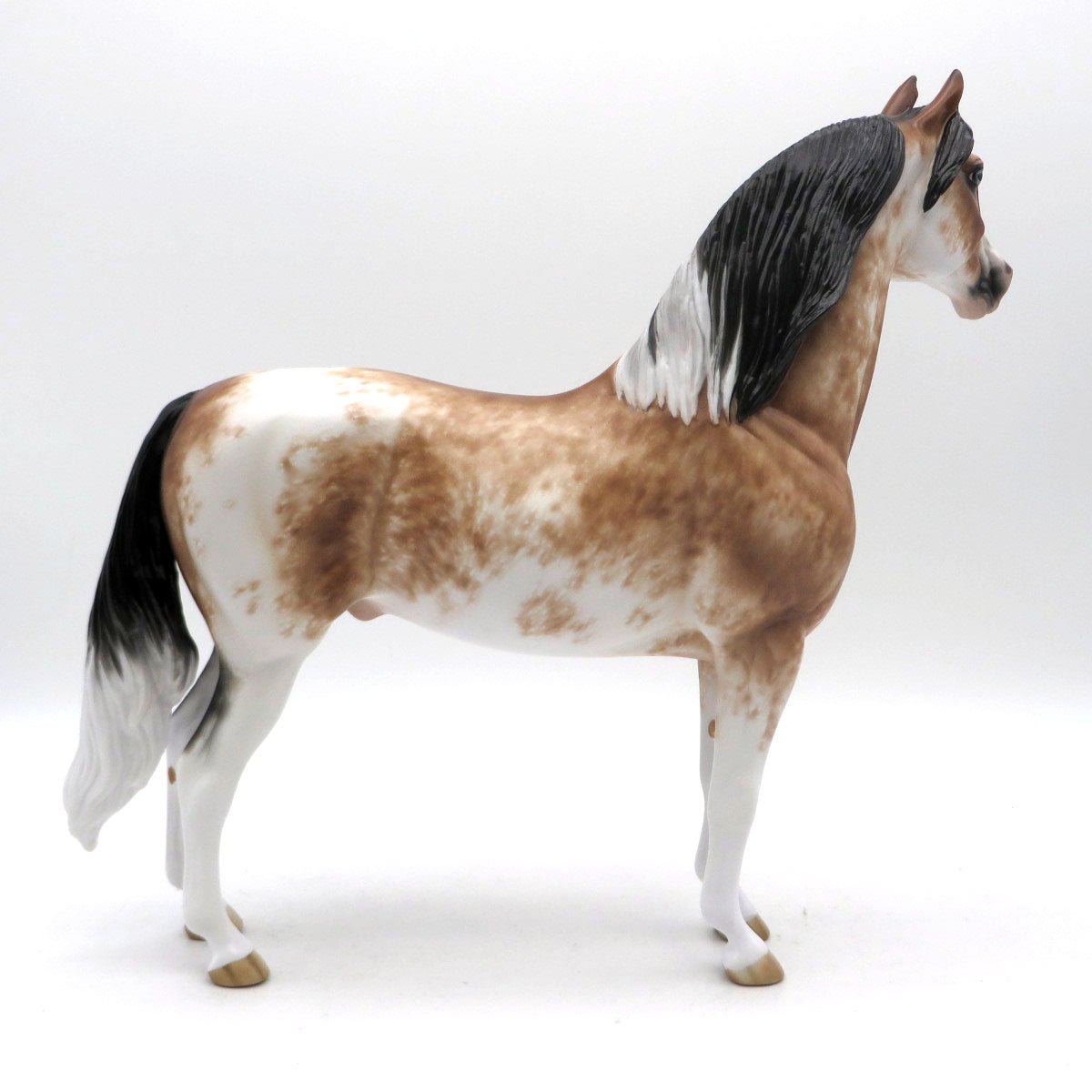 Hermes-OOAK Bay Sabino Morgan Painted by Sheryl Leisure 6/1/22