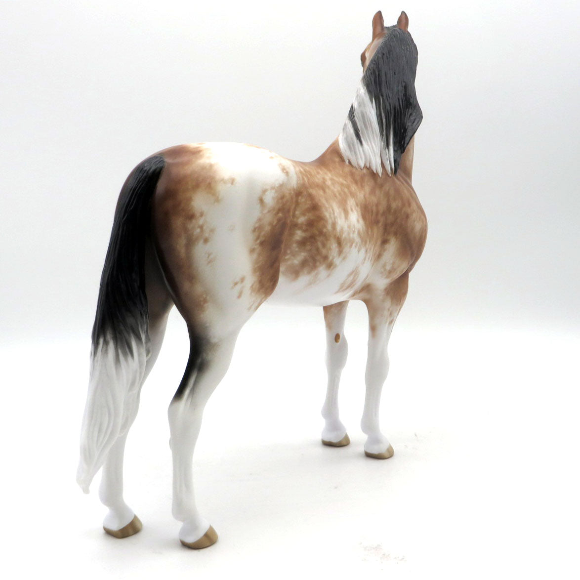 Hermes-OOAK Bay Sabino Morgan Painted by Sheryl Leisure 6/1/22