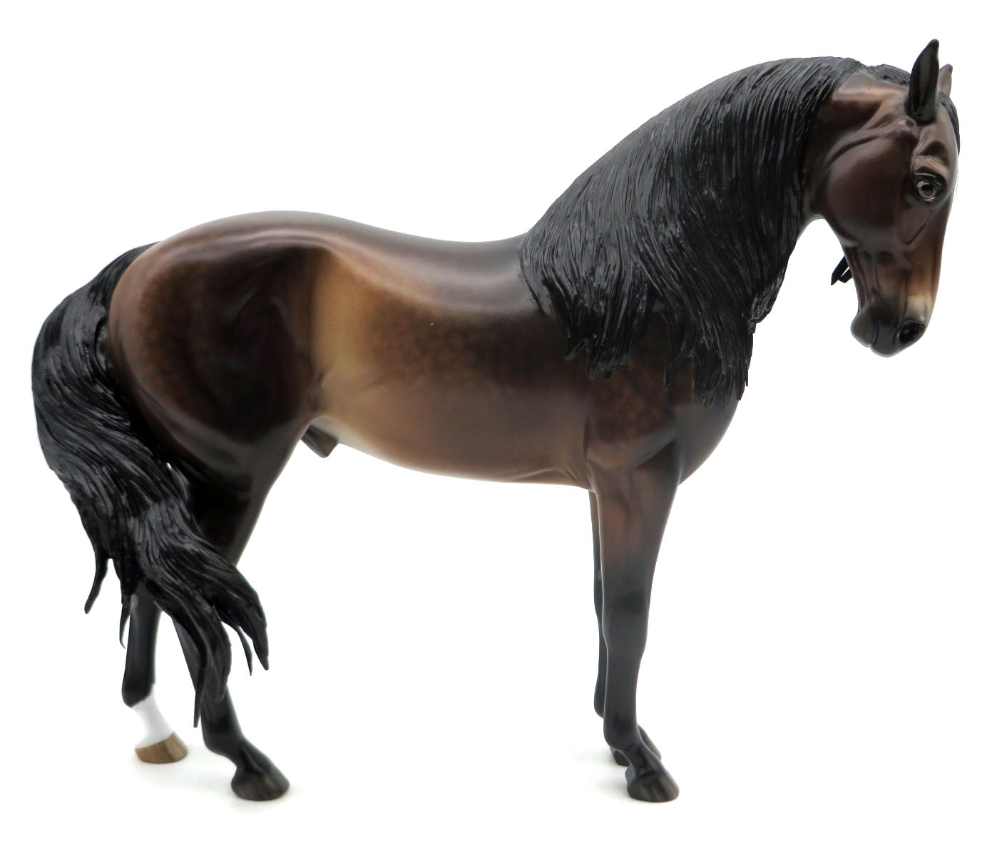 Orion-OOAK Dapple Bay Andalusian Painted by Sheryl Leisure 6/1/22