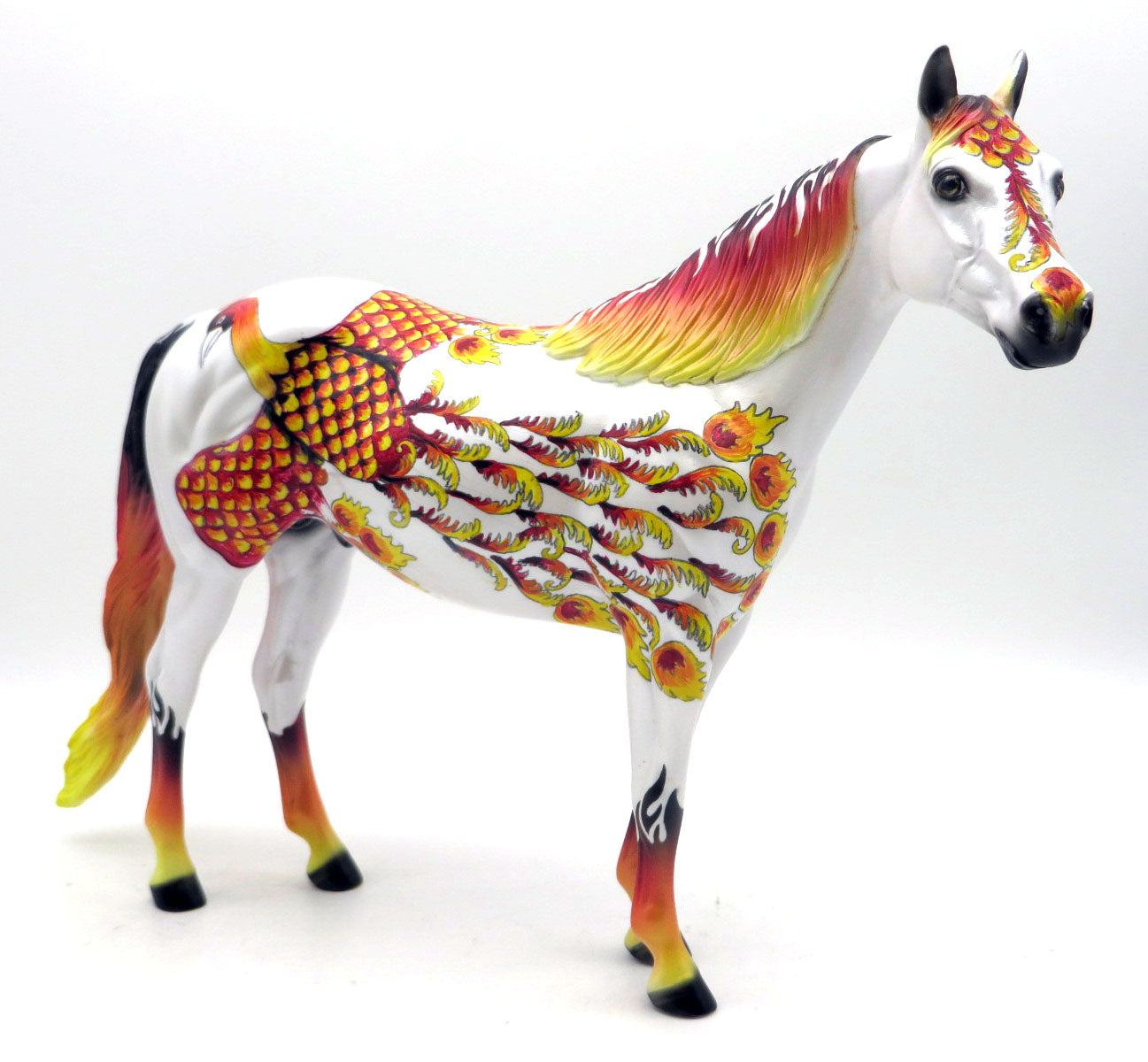 Phoenix-OOAK Deco ISH Painted By Dawn Quick EQ 22