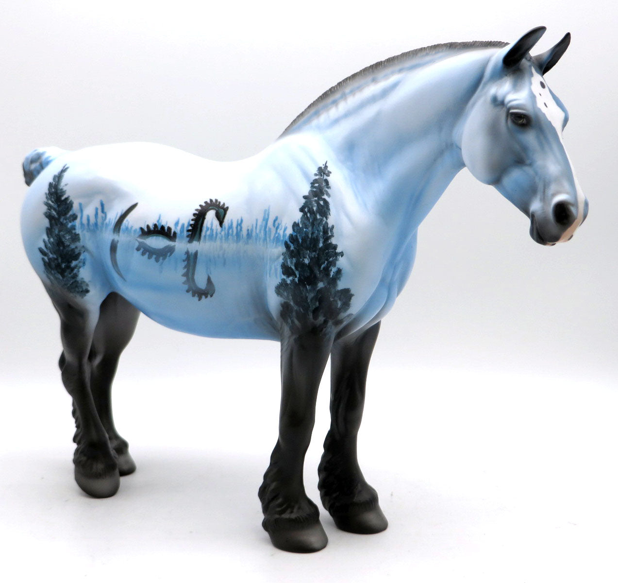 Nessie-OOAK Deco Draft Painted By Dawn Quick EQ 22