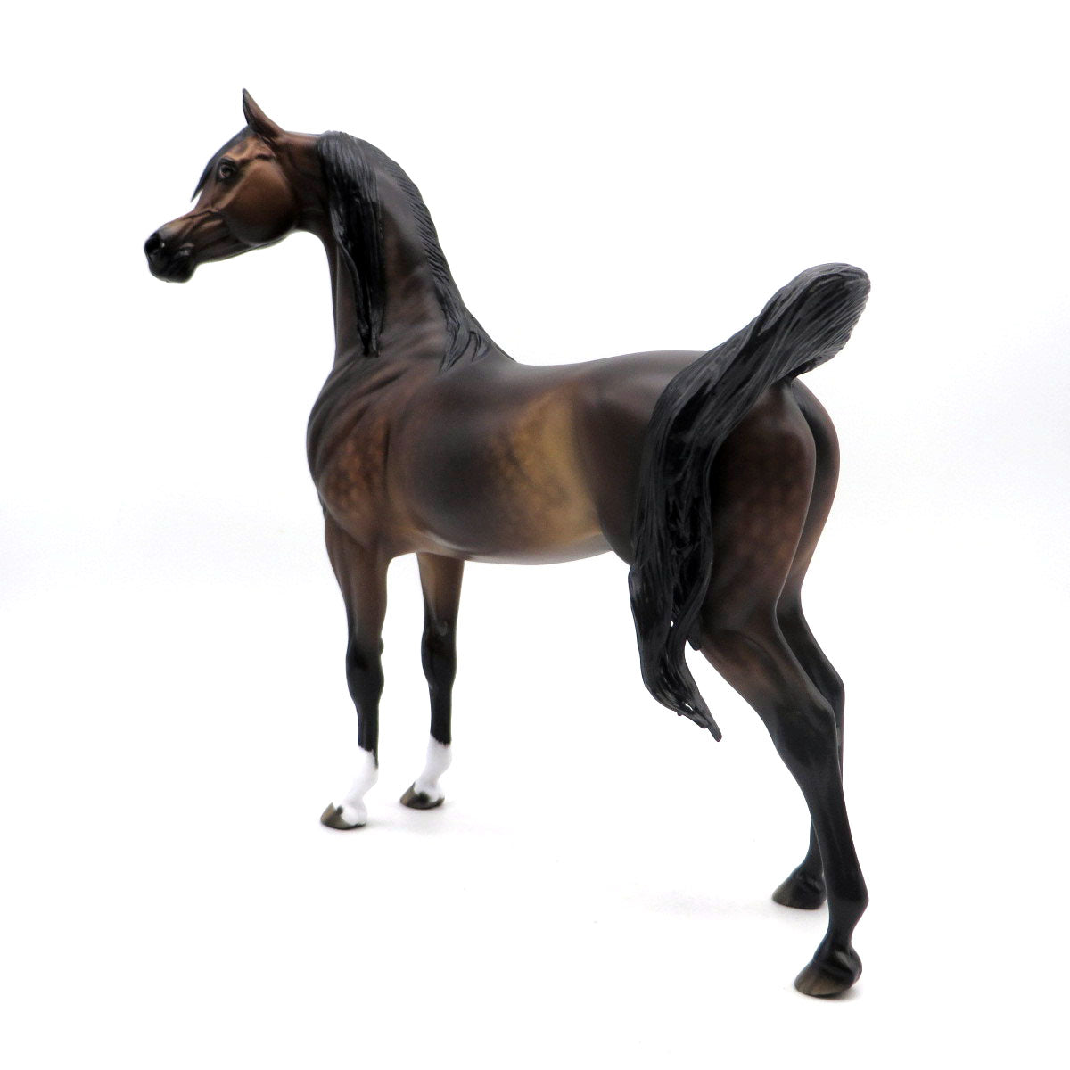 Janus-OOAK Dapple Bay Arabian Painted by Sheryl Leisure 6/6/22