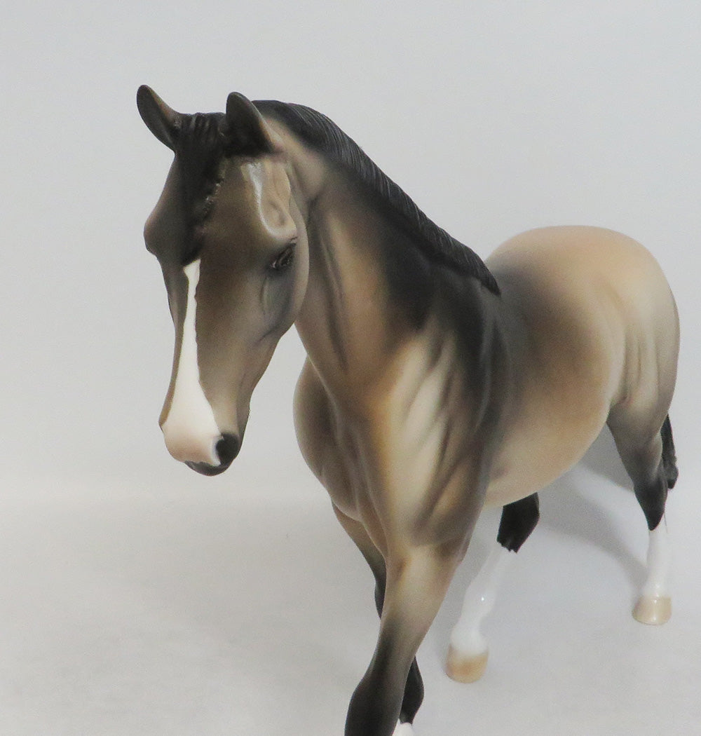 DEPUTY -OOAK SOOTY BUCKSKIN DAPPLE PONY MODEL BY DAWN QUICK 9/7/2018