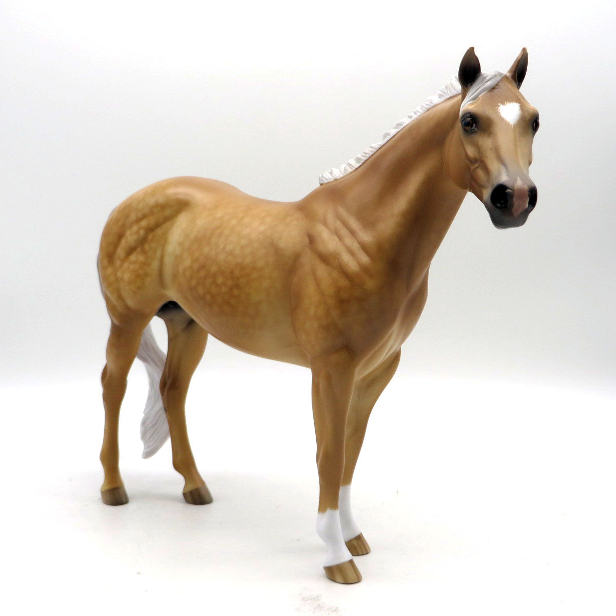 Saturn-OOAK Dapple Palomino ISH Painted by Sheryl Leisure 6/13/22