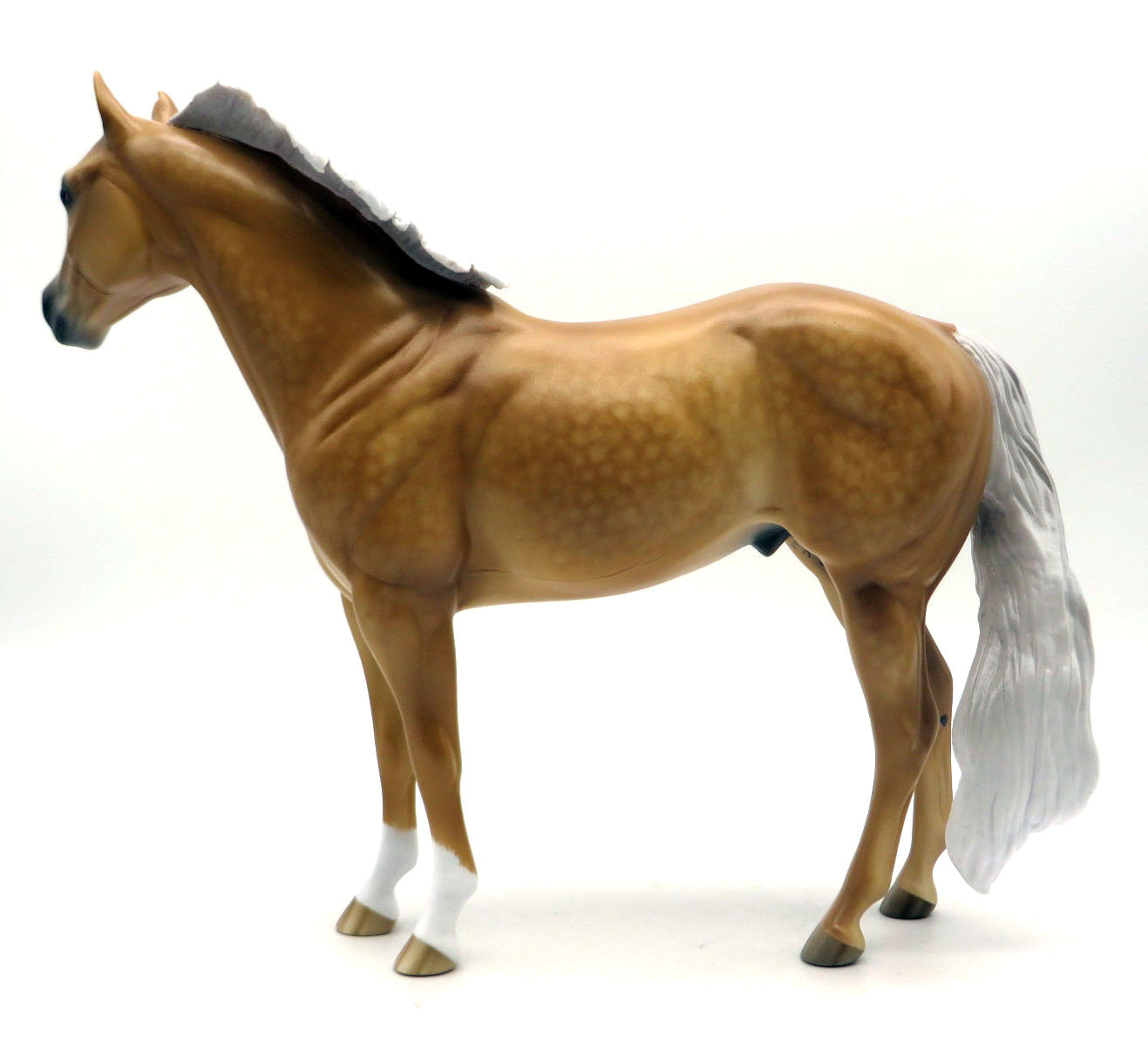 Saturn-OOAK Dapple Palomino ISH Painted by Sheryl Leisure 6/13/22