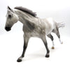 Mercury-OOAK Dapple Grey Running Stock Horse Painted by Sheryl Leisure 6/6/22