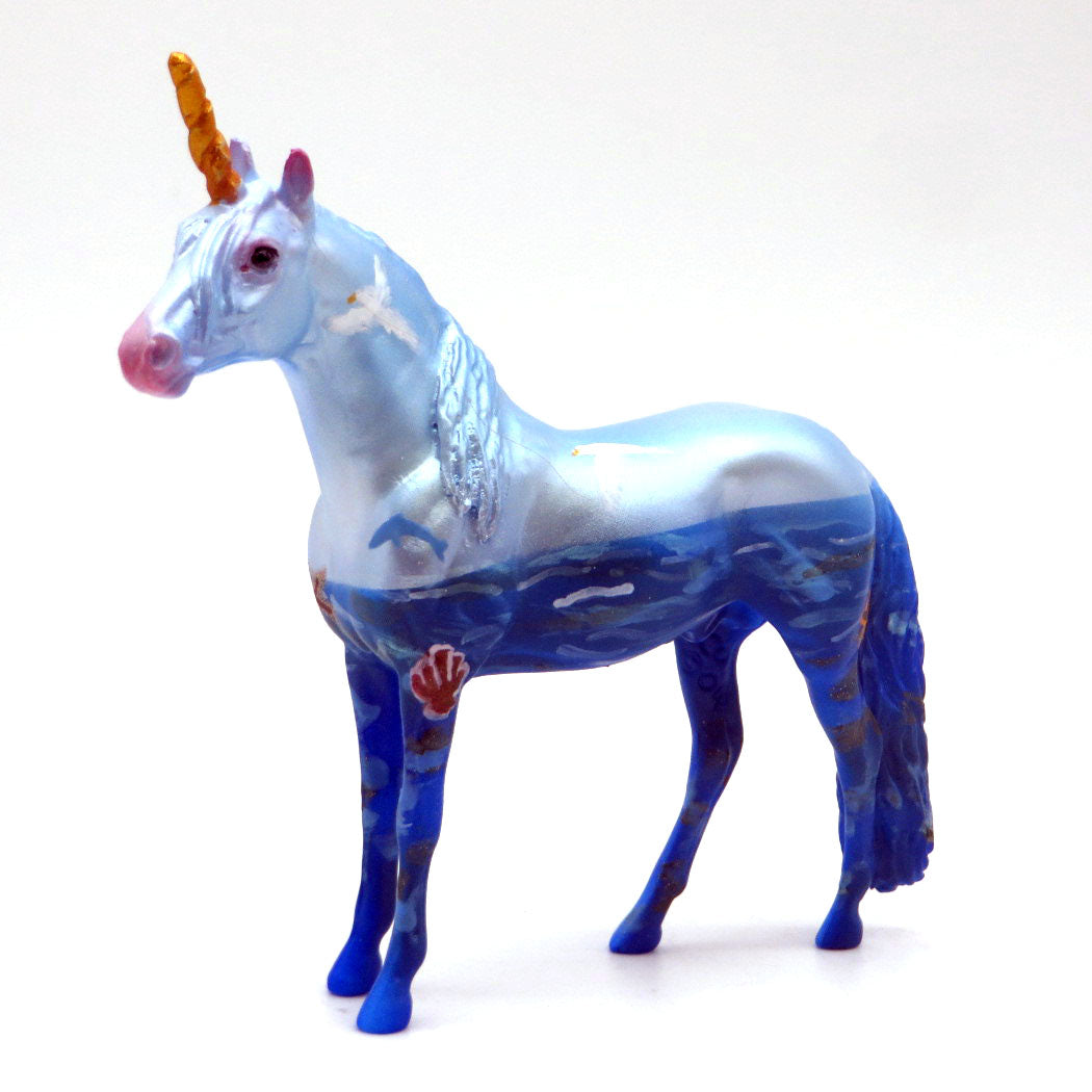 Minos-OOAK Deco Unicorn Andalusian Chip  EQ 22