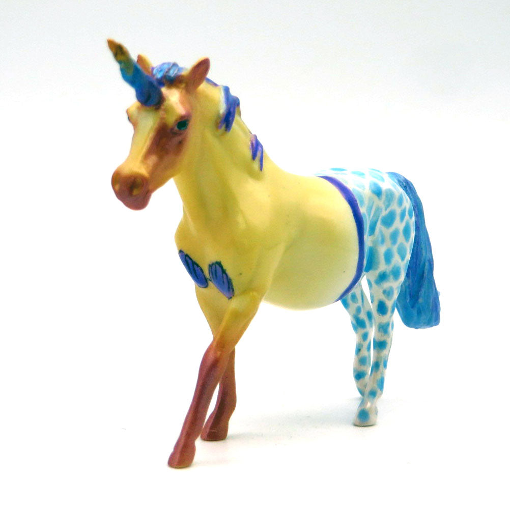 Alana-OOAK Deco Unicorn Pony Chip  EQ 22