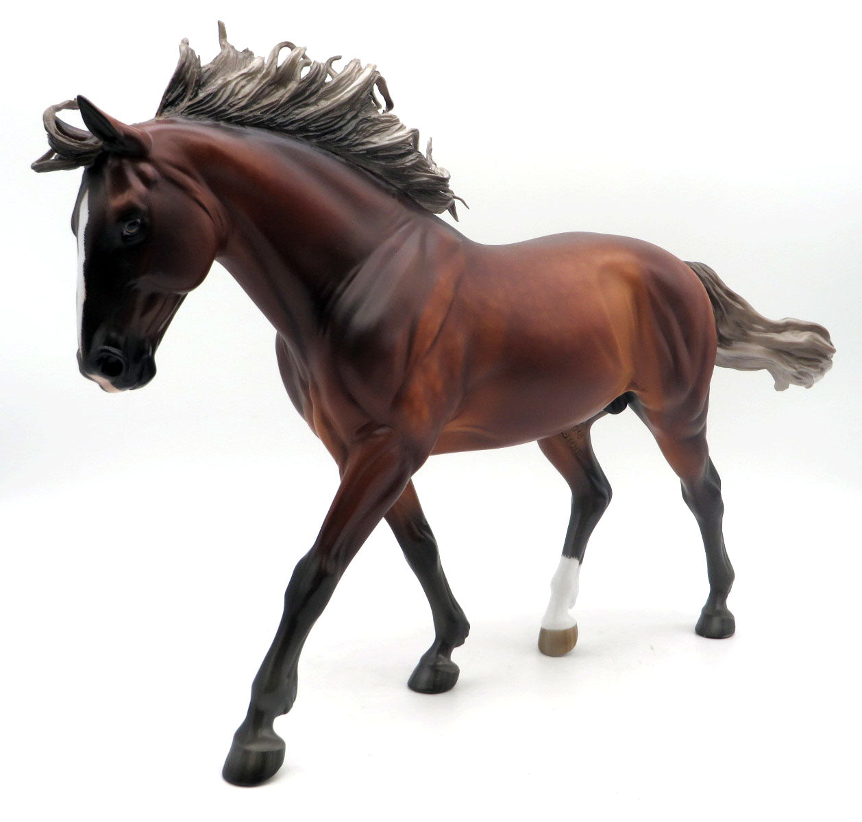 Anthony-OOAK Irish Draft Silver Bay  Painted by Sheryl Leisure 6/13/22