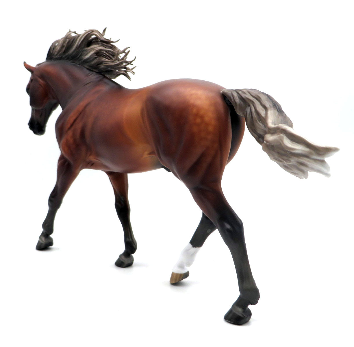 Anthony-OOAK Irish Draft Silver Bay  Painted by Sheryl Leisure 6/13/22