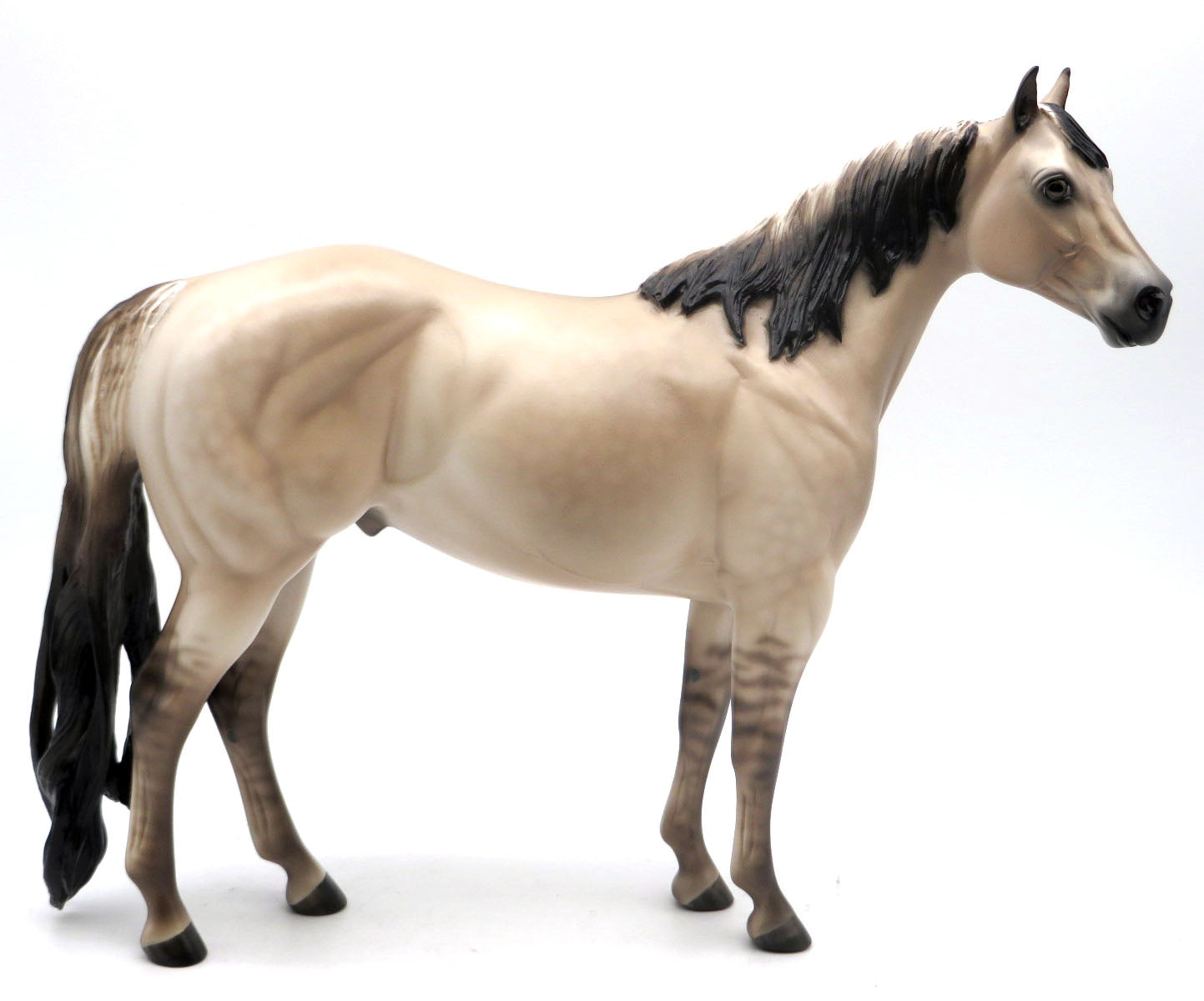 Ivan-OOAK Buckskin ISH Painted by Sheryl Leisure 6/13/22