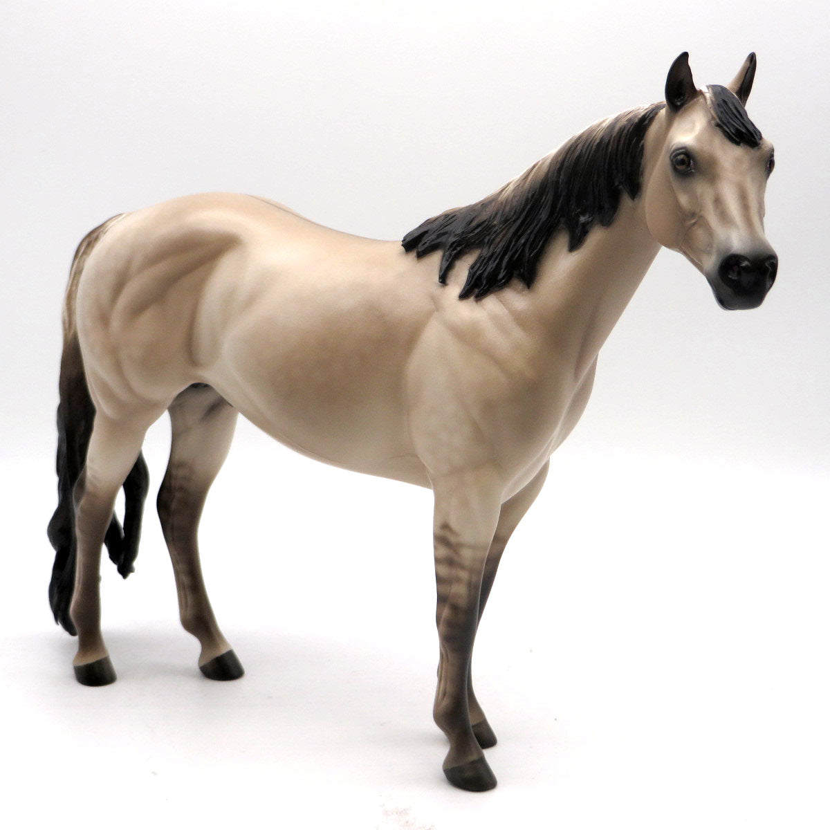 Ivan-OOAK Buckskin ISH Painted by Sheryl Leisure 6/13/22