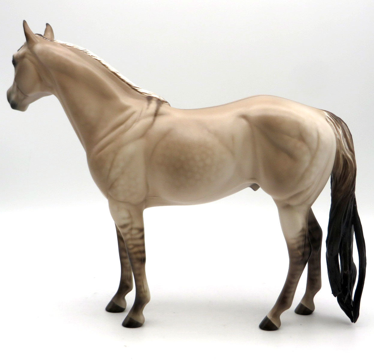 Ivan-OOAK Buckskin ISH Painted by Sheryl Leisure 6/13/22