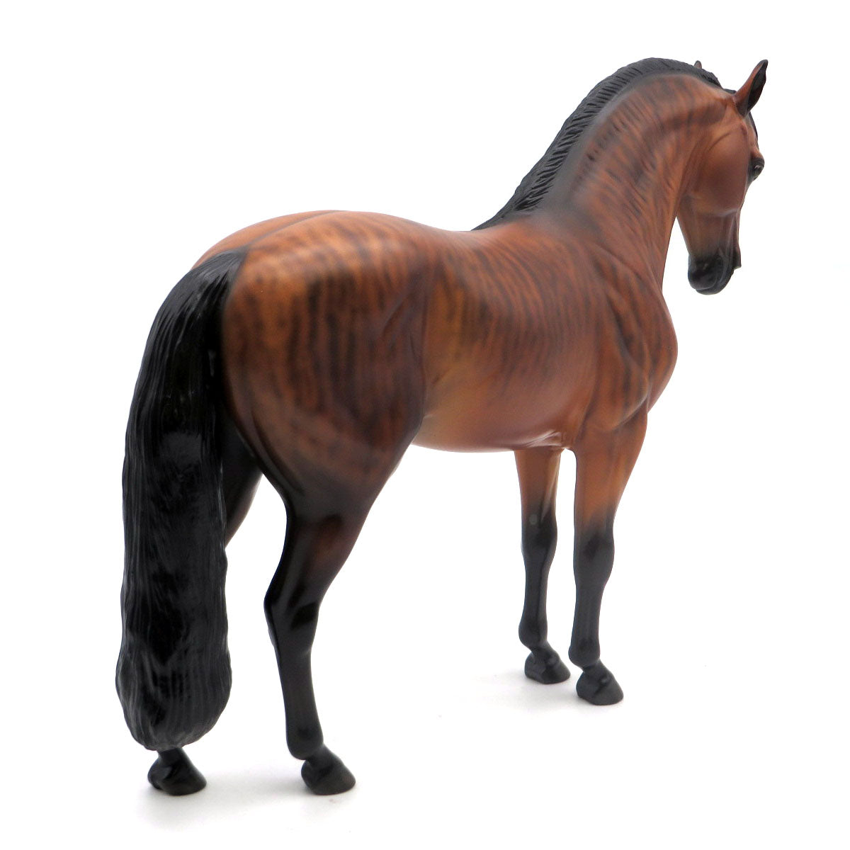 Fuerte Tigre-OOAK Bay Brindle Painted by Sheryl Leisure 6/13/22