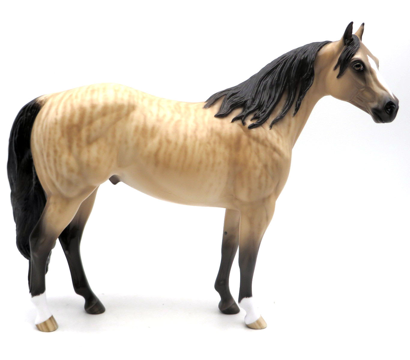 Doo Lang-Brindle Buckskin ISH Painted by Sheryl Leisure 6/13/22