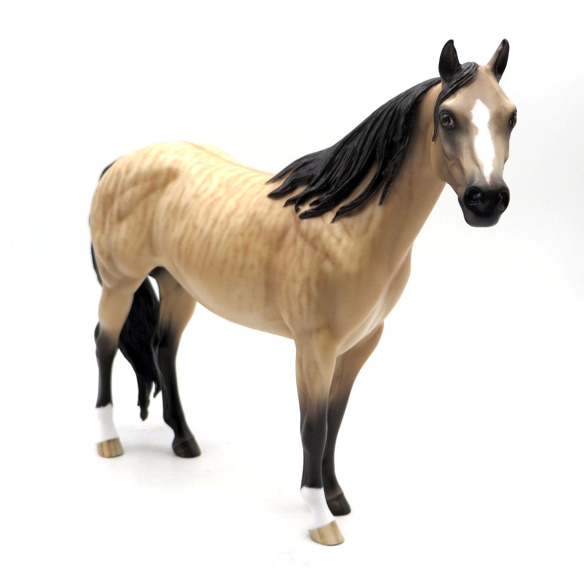 Doo Lang-Brindle Buckskin ISH Painted by Sheryl Leisure 6/13/22