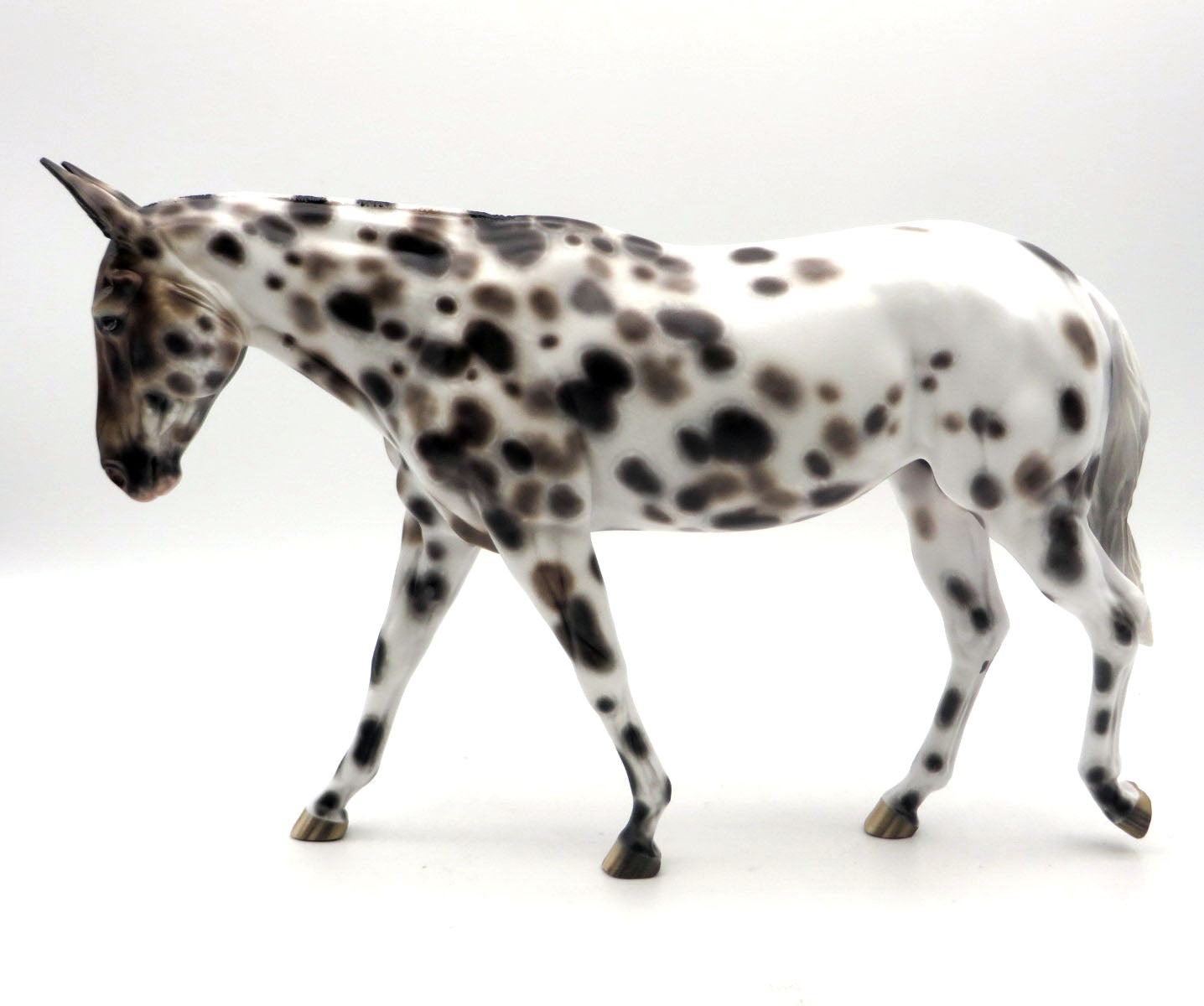 Da Doo Ron Ron-OOAK Appaloosa Mule Painted by Sheryl Leisure 6/13/22