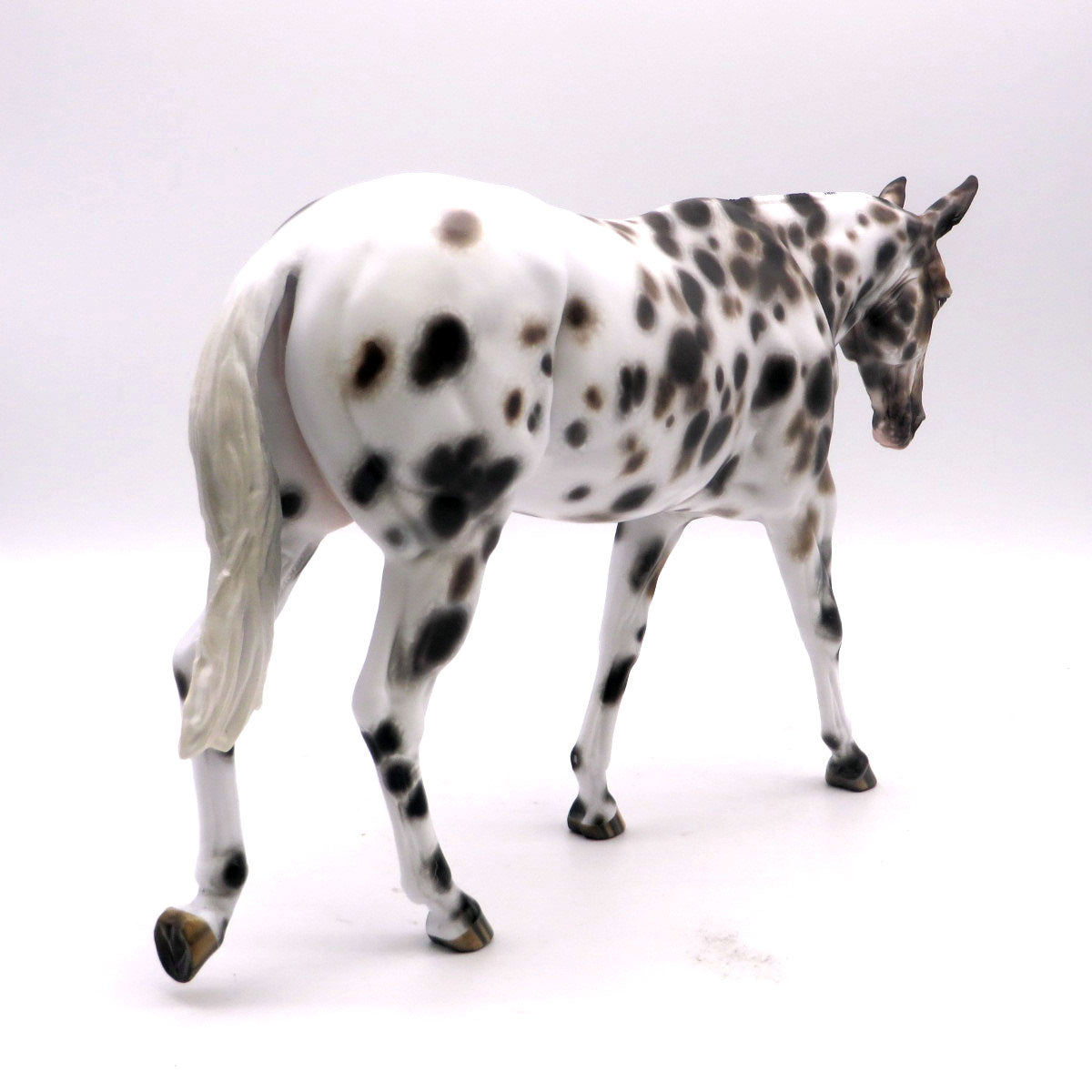 Da Doo Ron Ron-OOAK Appaloosa Mule Painted by Sheryl Leisure 6/13/22
