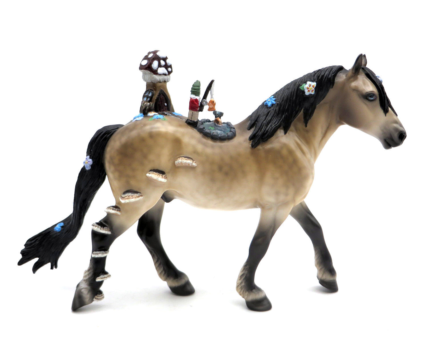 Turkey Tail-OOAK Deco Pebbles Drafter Painted by Ellen  6/27/22