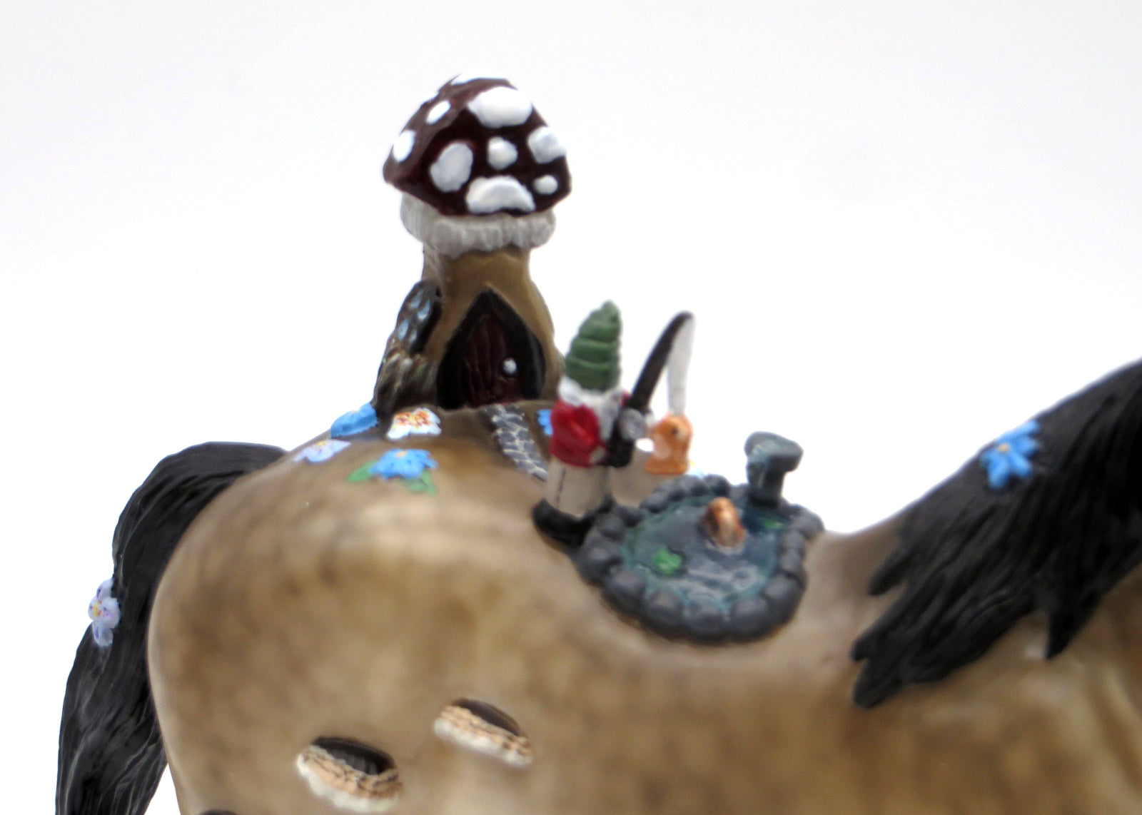 Turkey Tail-OOAK Deco Pebbles Drafter Painted by Ellen  6/27/22