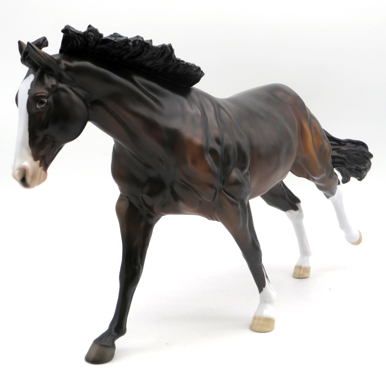 Edward Scissor Hands-OOAK Dapple Bay Running Stock Horse  EQ 22