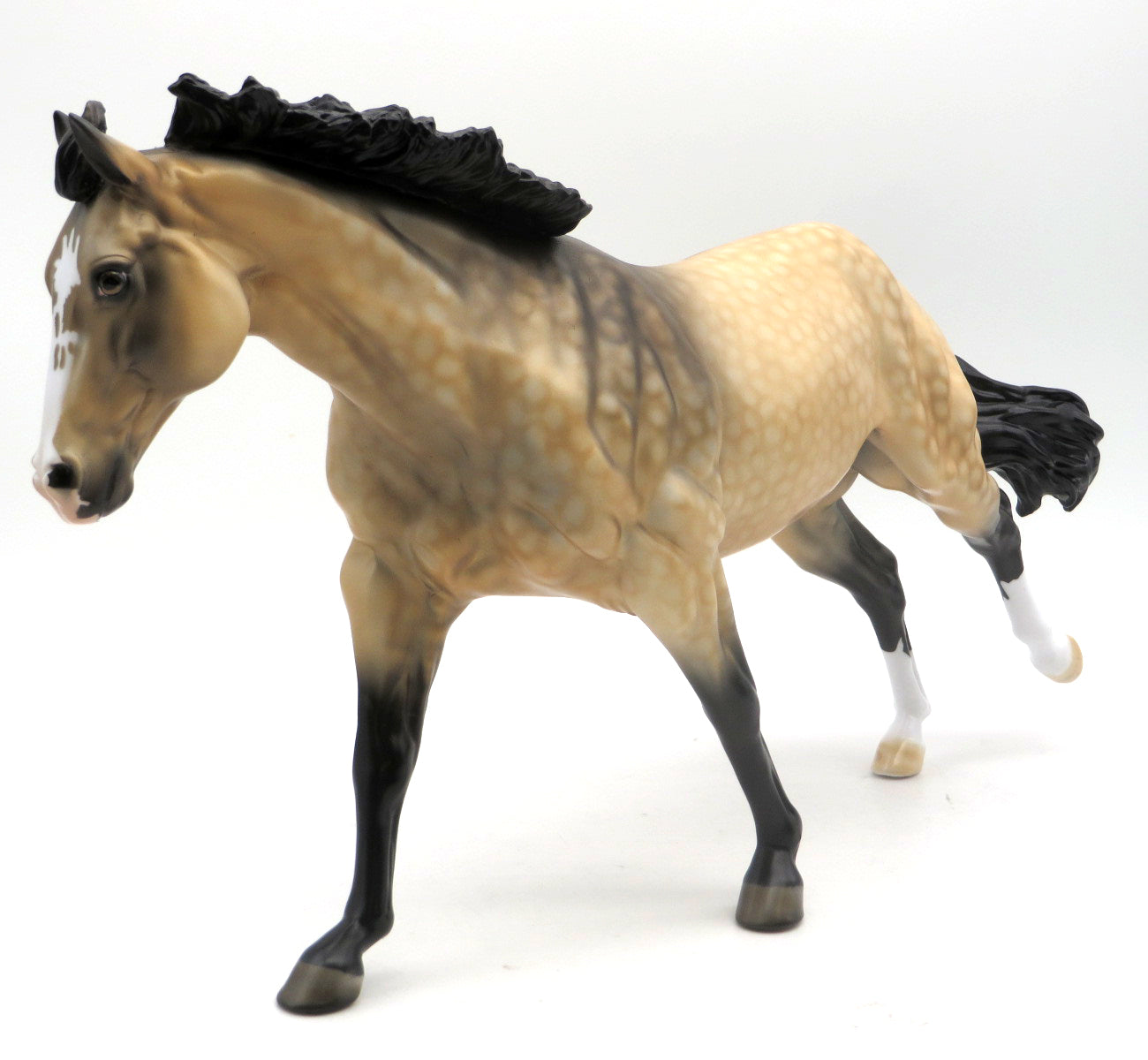 Sun Down-OOAK Dapple Buckskin Running Stock Horse  EQ 22