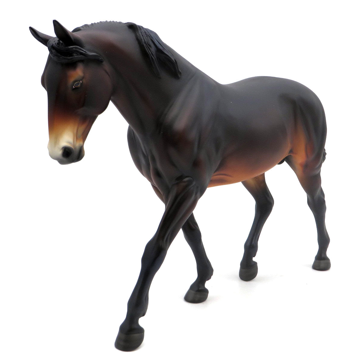 Night -OOAK Bay Irish Draft Painted by Jess EQ 22