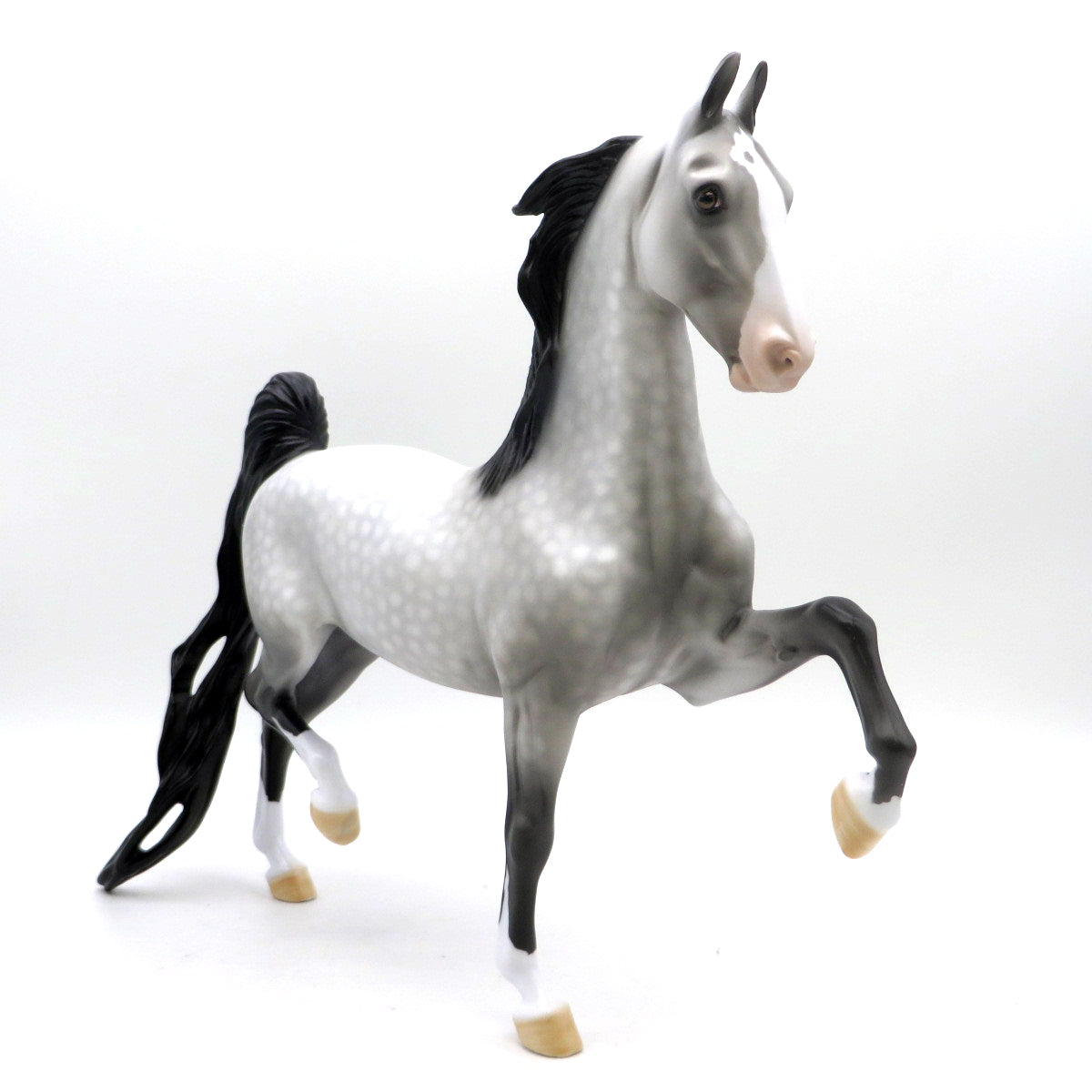 Ice Castle- OOAK Dapple Grey Saddlebred EQ 22