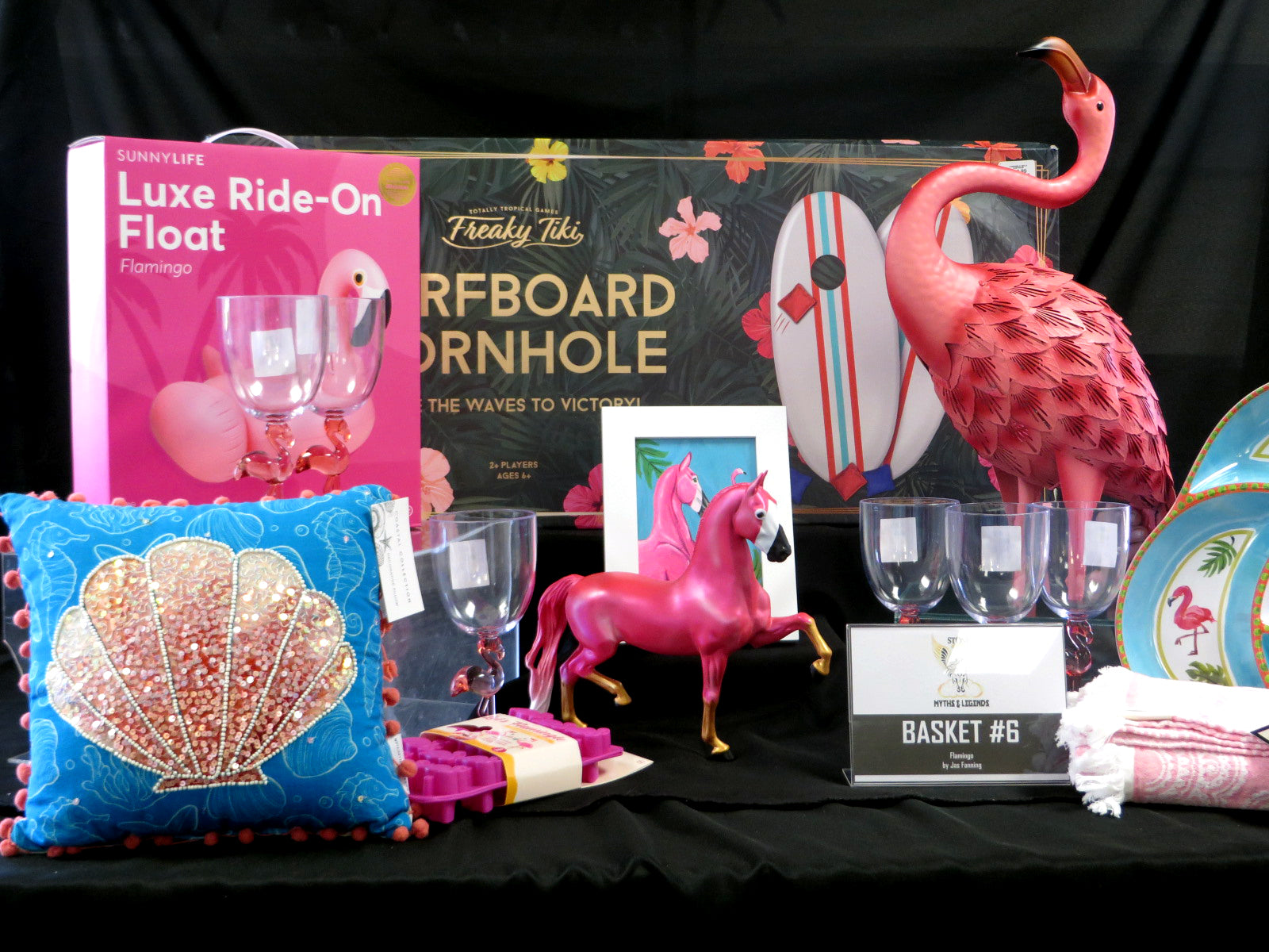 EQ Basket #6 - Flamingo  EQ 22