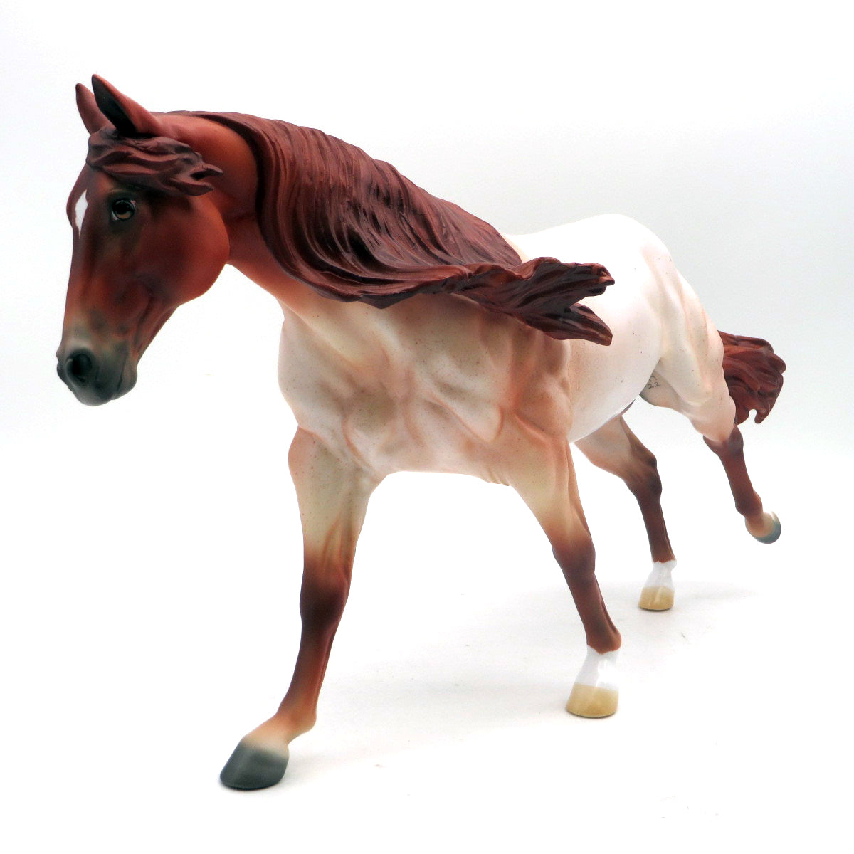 Roanie-OOAK Roan Running Stock Horse EQ 22