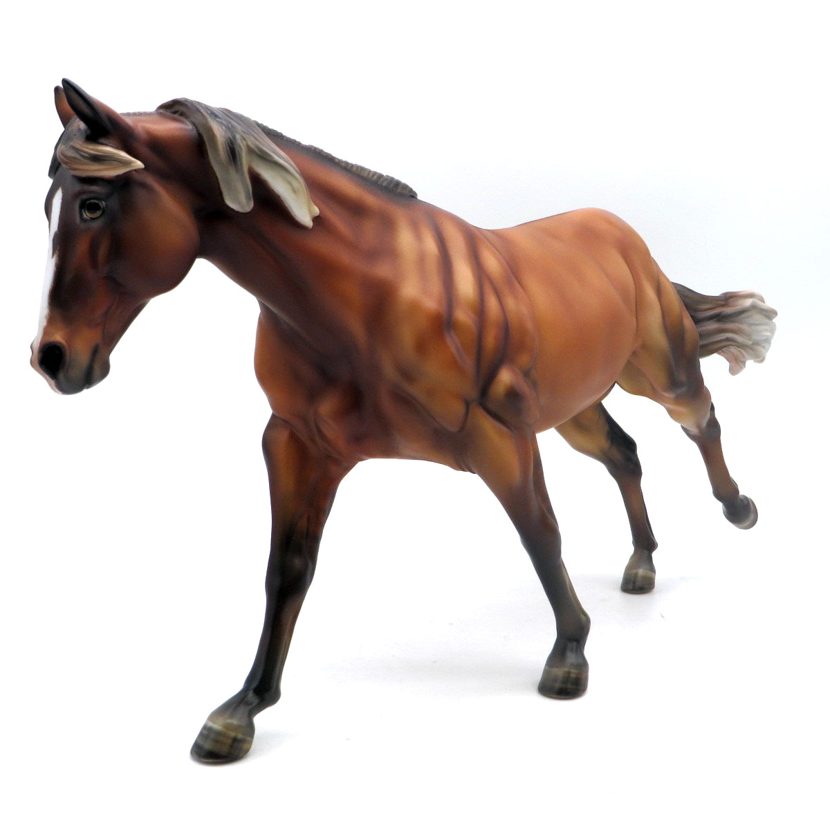 Thunder Maker -OOAK Silver Bay Dun Running Stock Horse EQ  22