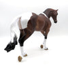 TALK TO ME-OOAK Bay Tobiano Thoroughbred  Painted by Sheryl Leisure 7/1/22