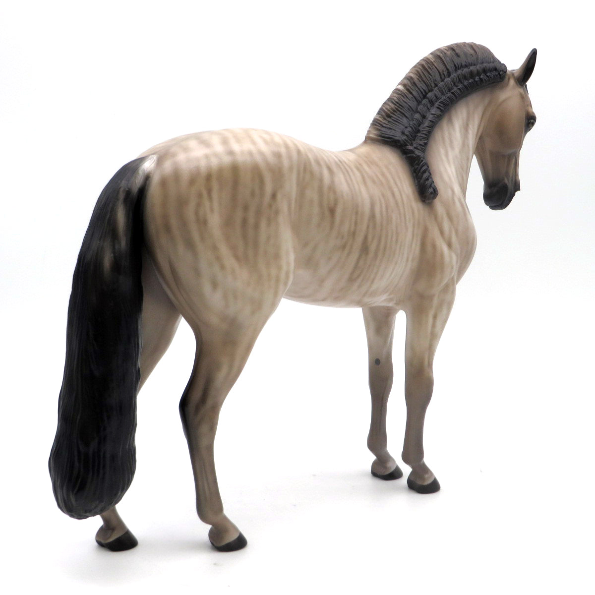 Invisible Touch-OOAK Brindle Andalusian Painted by Sheryl Leisure 7/1/22