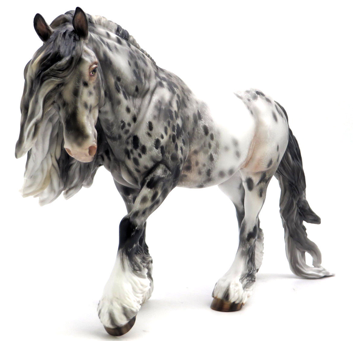 Jotunheim-OOAK Appaloosa Irish Cob Painted by Julie Keim EQ 22