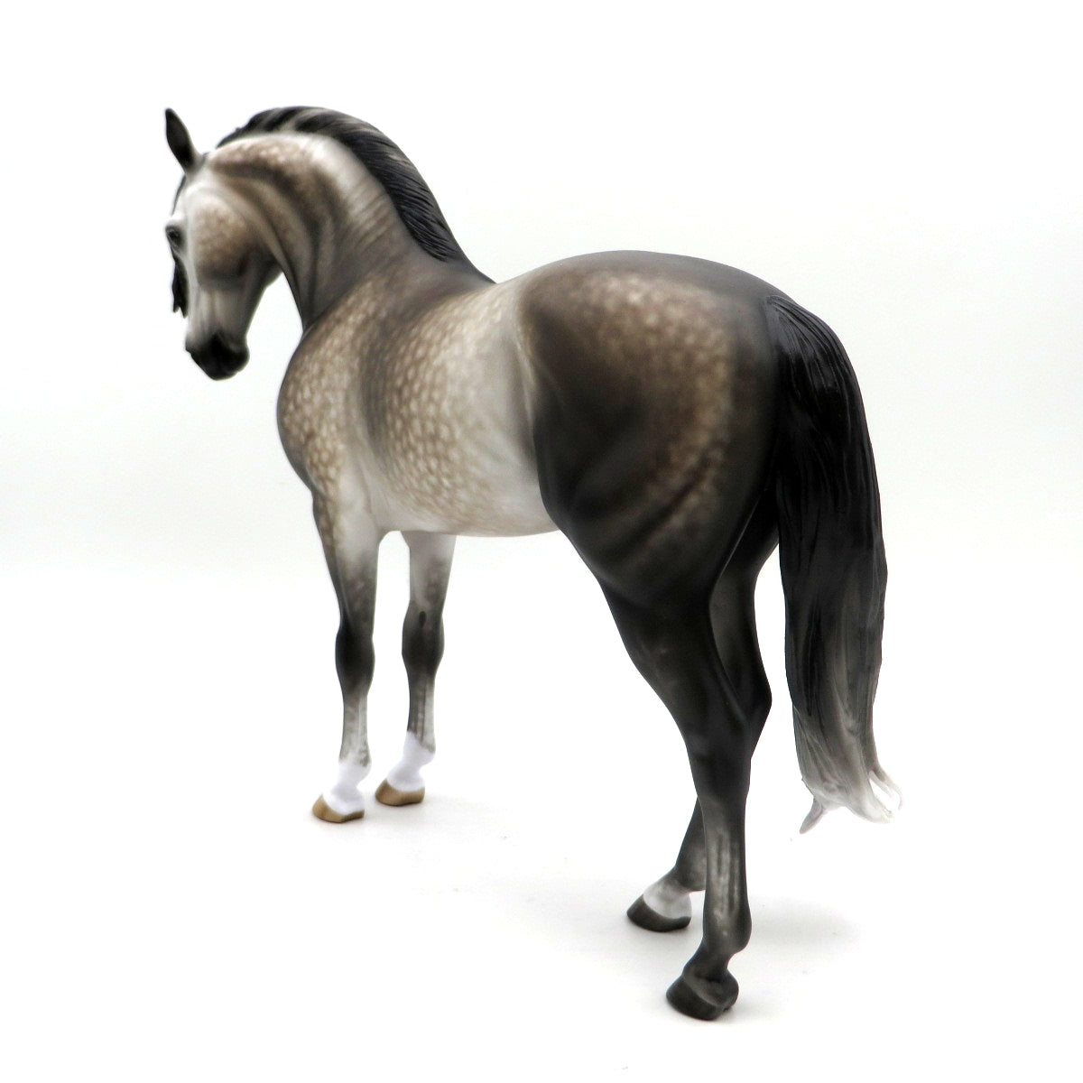 Teachers Pet-OOAK Bay going Grey Andalusian  Painted by Sheryl Leisure 7/11/22