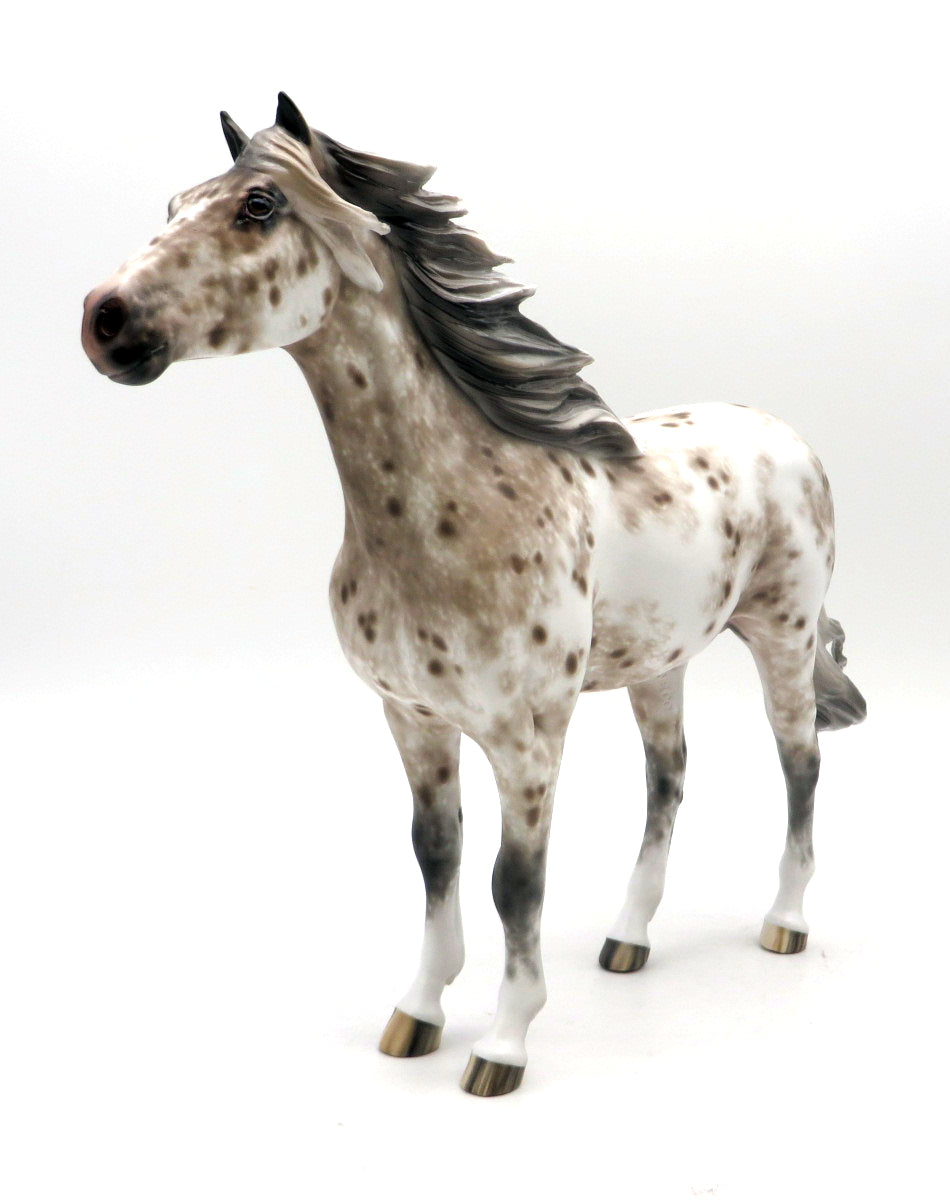 Lucky Me-OOAK Appaloosa Mustang Painted by Sheryl Leisure 7/11/22