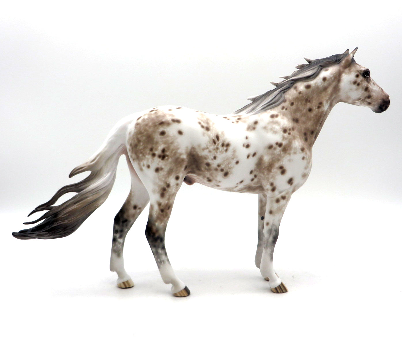 Lucky Me-OOAK Appaloosa Mustang Painted by Sheryl Leisure 7/11/22