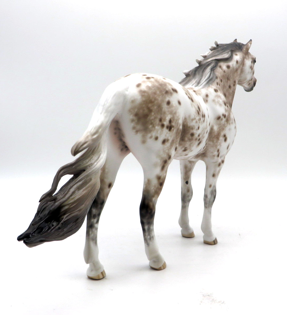 Lucky Me-OOAK Appaloosa Mustang Painted by Sheryl Leisure 7/11/22