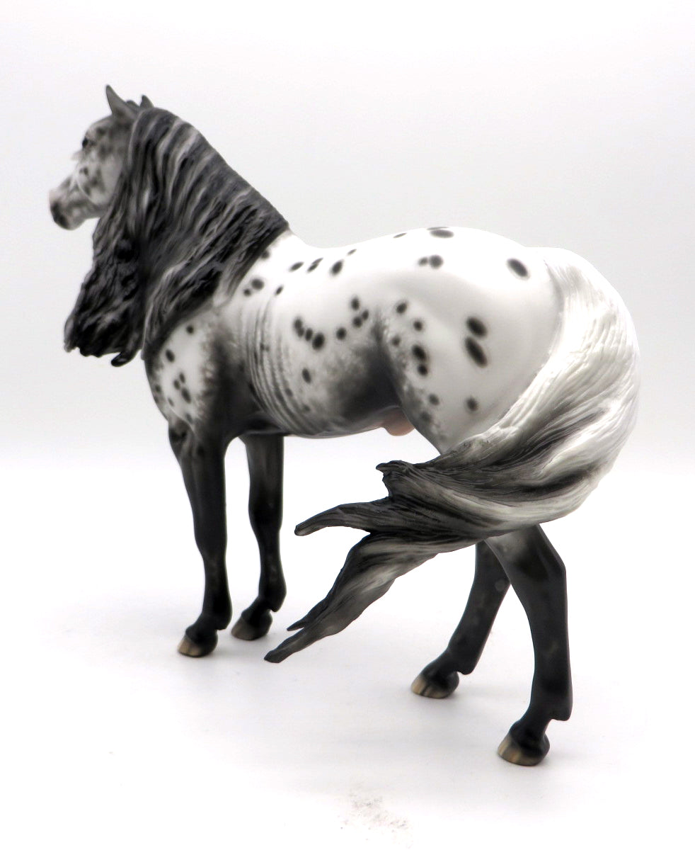 Midnight Lace-OOAK Appaloosa Mustang Painted by Sheryl Leisure 7/11/22