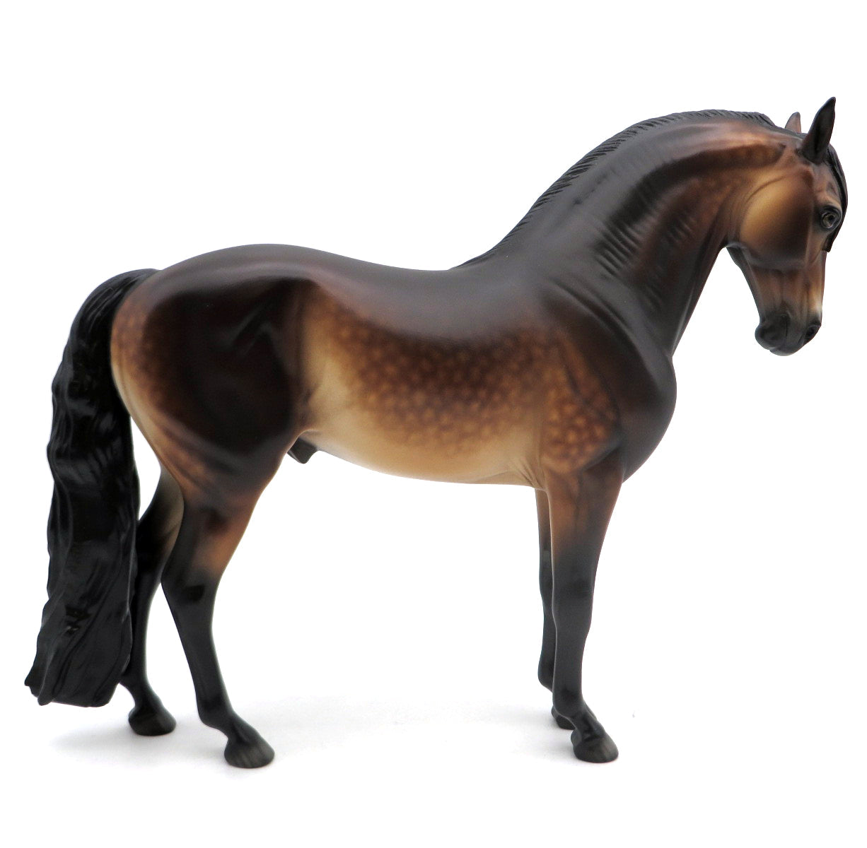 Touch of Mink-OOAK Dapple Bay Andalusian Painted by Sheryl Leisure 7/11/22