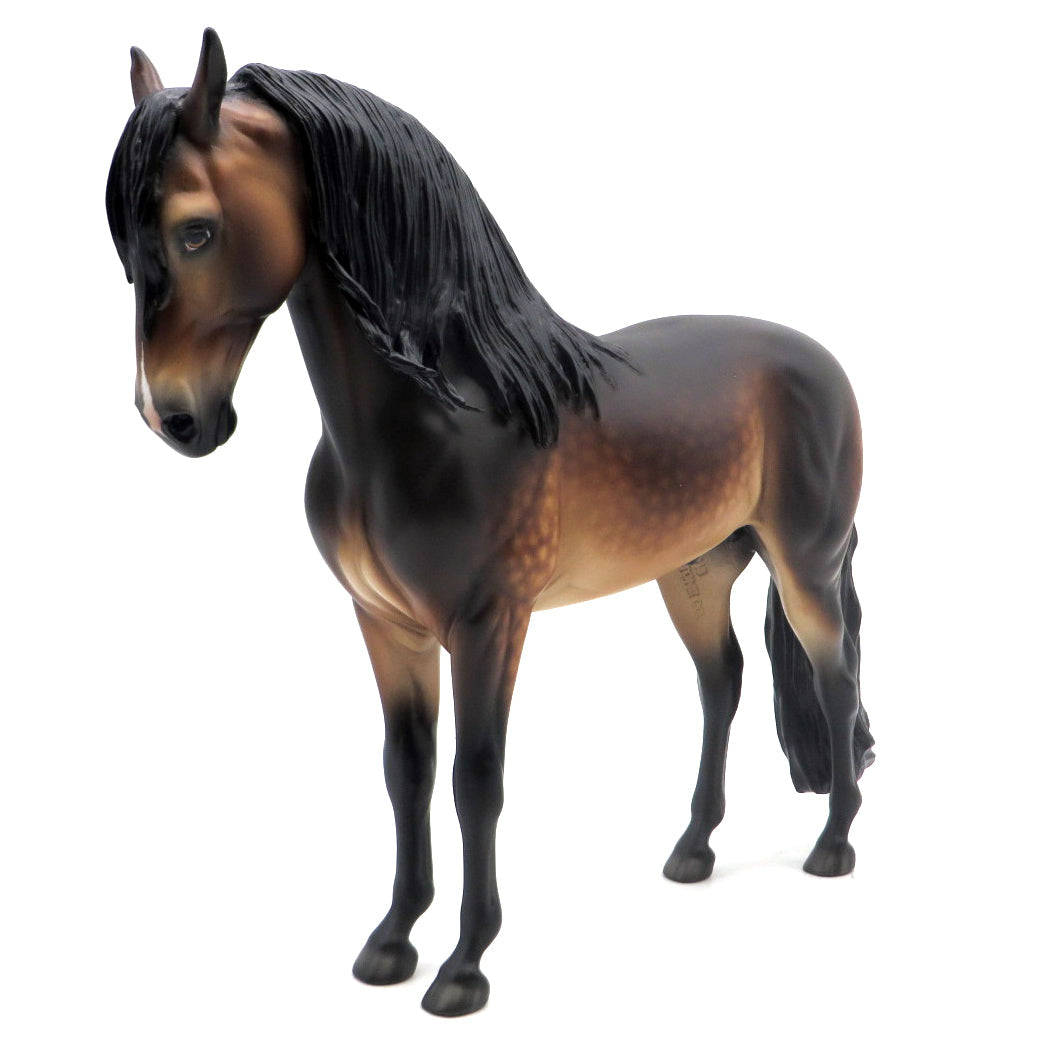 Touch of Mink-OOAK Dapple Bay Andalusian Painted by Sheryl Leisure 7/11/22