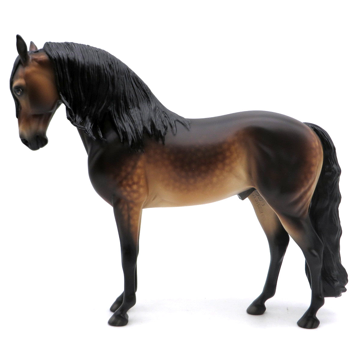 Touch of Mink-OOAK Dapple Bay Andalusian Painted by Sheryl Leisure 7/11/22