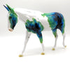 Scylla-OOAK Chrysocolla Mule  painted by Ellen Robbins EQ 22