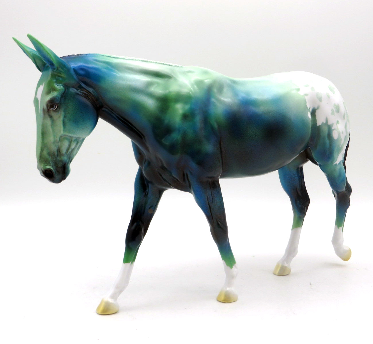 Seafoam-OOAK Deco Mule  EQ 22