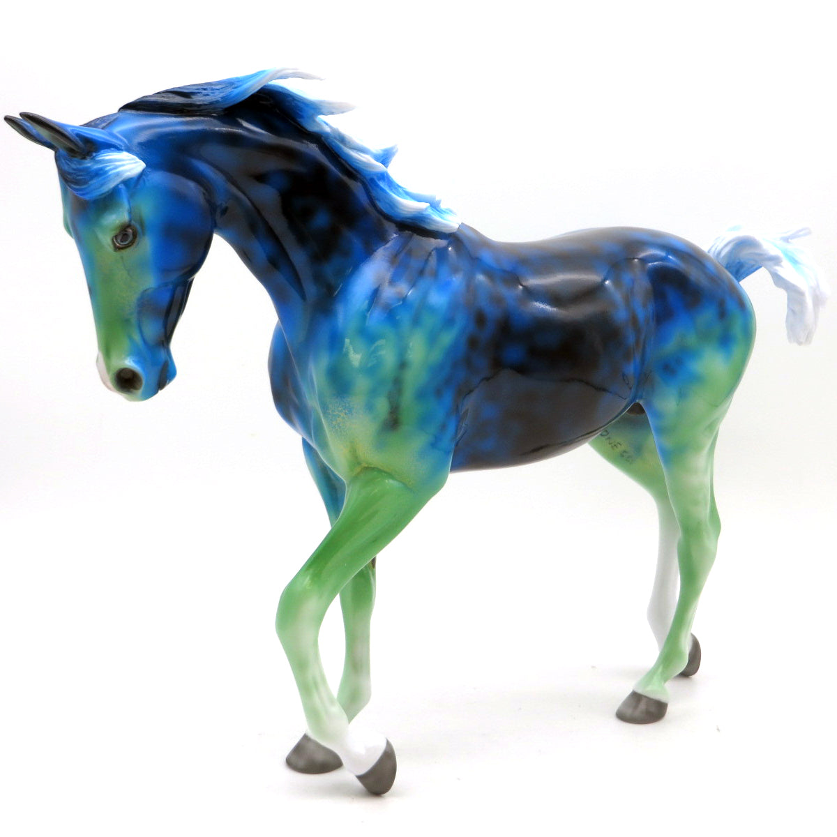 Waverider-OOAK Chrysocolla TB painted by Ellen Robbins EQ 22