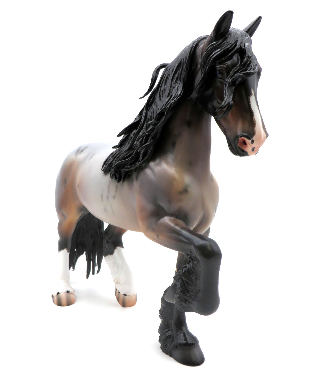 Bristol-OOAK Bay Roan Trotting Drafter by Caroline Boydston 8/8/22