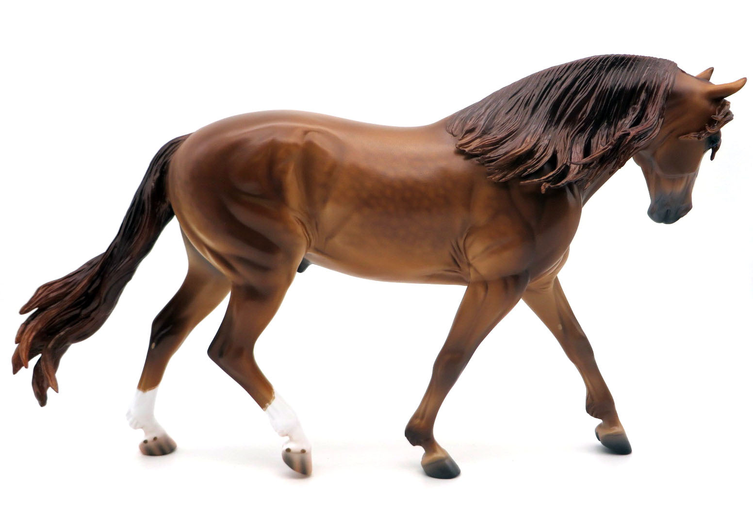 Liverpool-OOAK Chestnut Irish Drafter Painted by Caroline Boydston 8/8/22