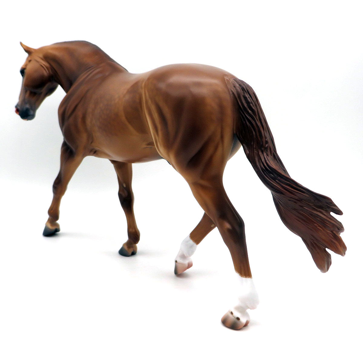 Liverpool-OOAK Chestnut Irish Drafter Painted by Caroline Boydston 8/8/22