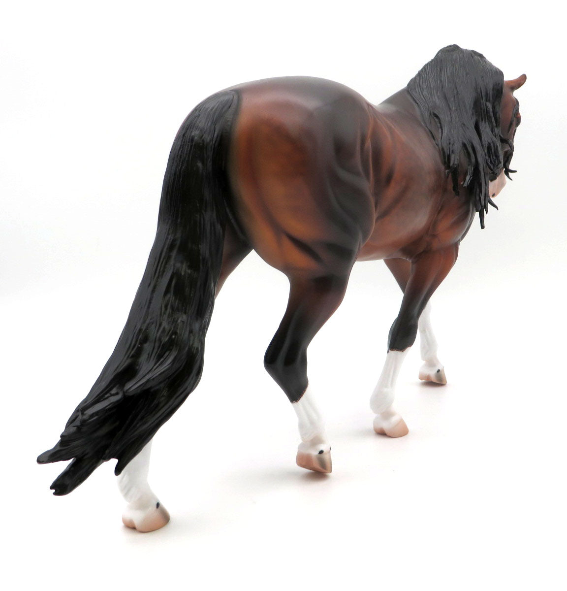 Chester-OOAK Dapple Bay Irish Drafter Painted by Caroline Boydston 8/8/22