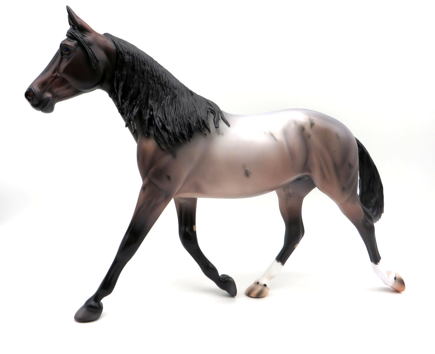 Norwich-OOAK Bay Roan Palouse Painted by Caroline Boydston 8/15/22